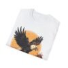 Eagle Noodle White T-Shirt - Unique Graphic Tee for Chefs and Food Lovers