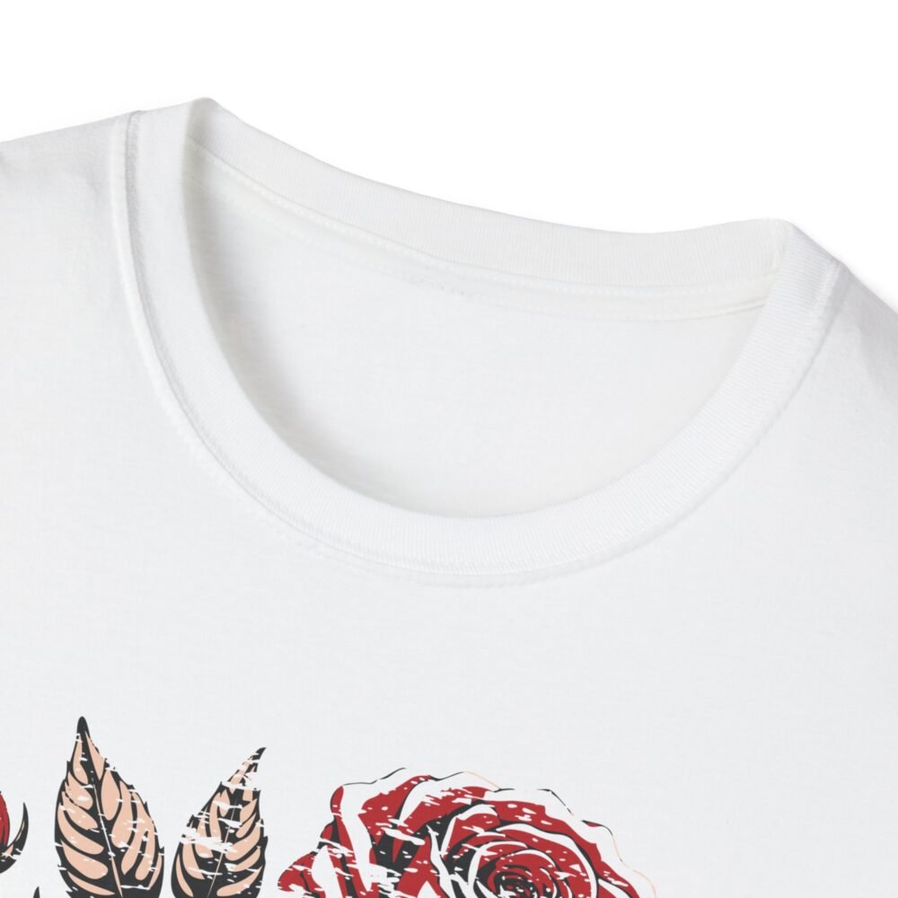 Bloom Floral White Softstyle T-Shirt – Perfect for Spring Celebrations & Everyday Wear
