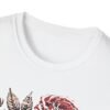 Bloom Floral White Softstyle T-Shirt – Perfect for Spring Celebrations & Everyday Wear