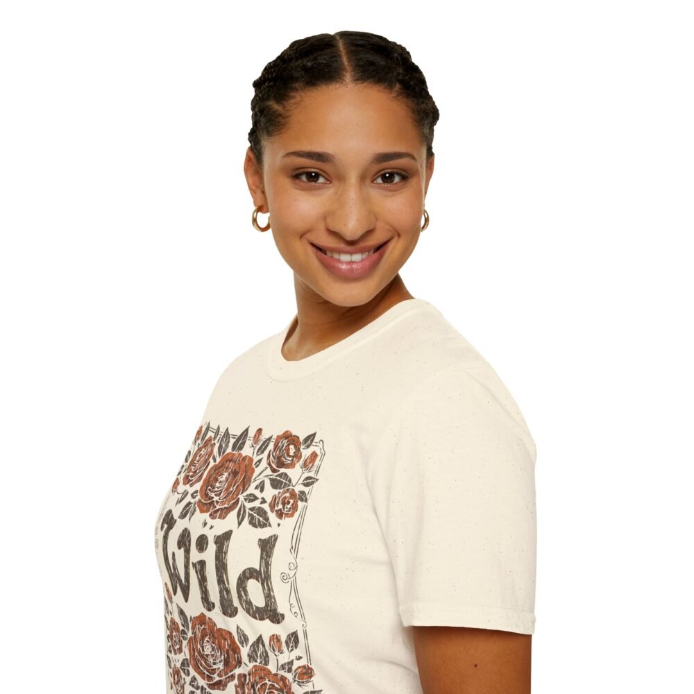Wild Floral Unisex Softstyle T-Shirt – Casual Comfort for Nature Lovers