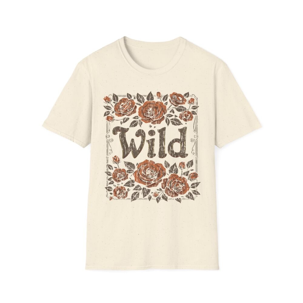 Wild Floral Unisex Softstyle T-Shirt – Casual Comfort for Nature Lovers