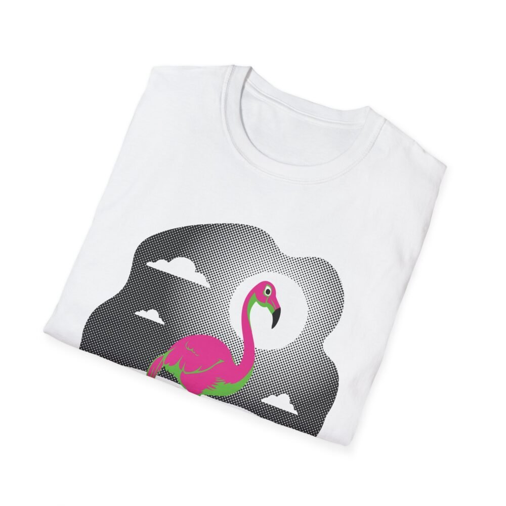 Stand Tall Flamingo Softstyle T-Shirt - Fun Summer Vibe, Perfect for Beach Days and Casual Outings