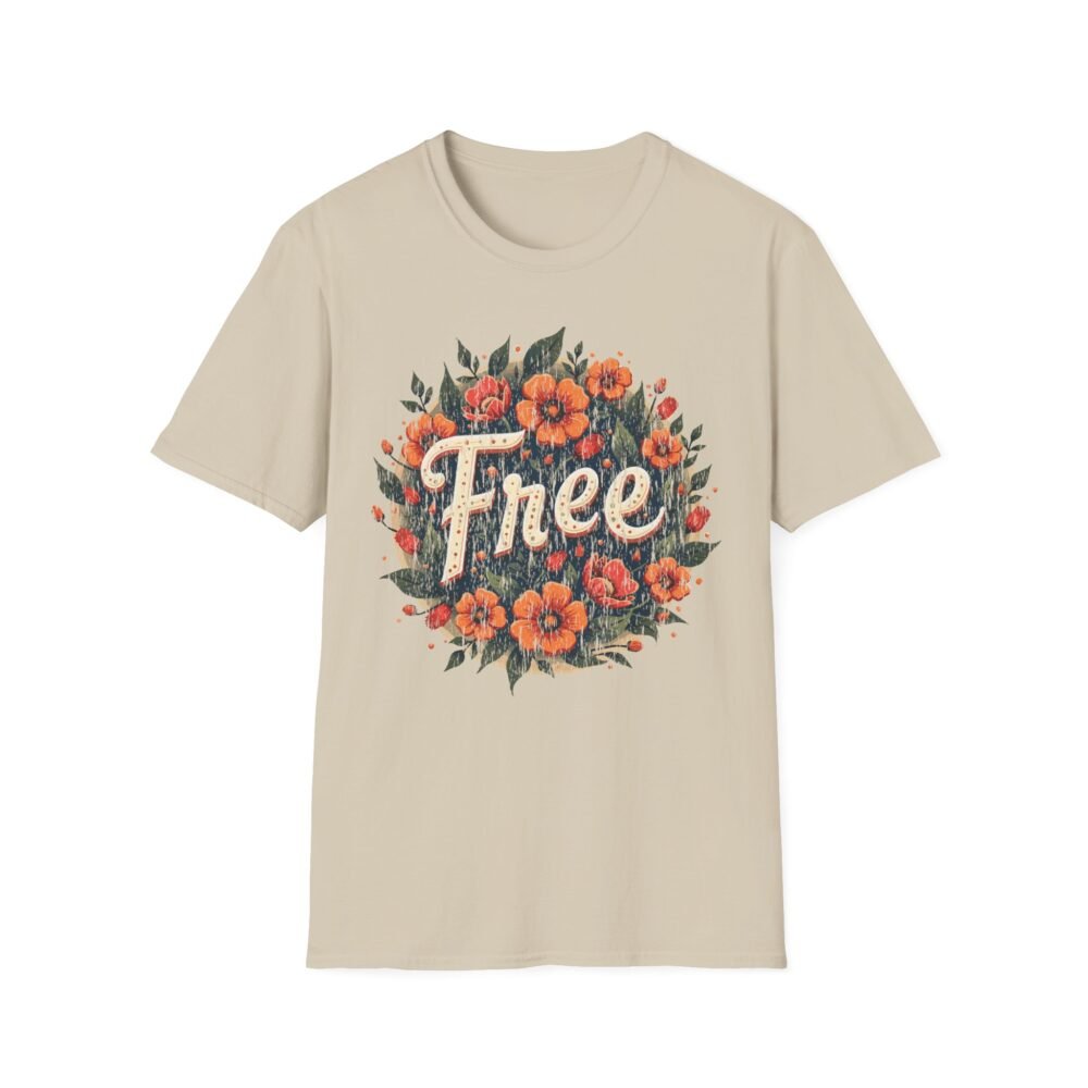 Floral Free Softstyle T-Shirt - Perfect for Spring Celebrations