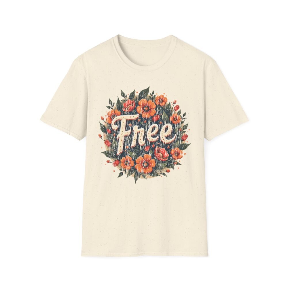 Floral Free Softstyle T-Shirt - Perfect for Spring Celebrations