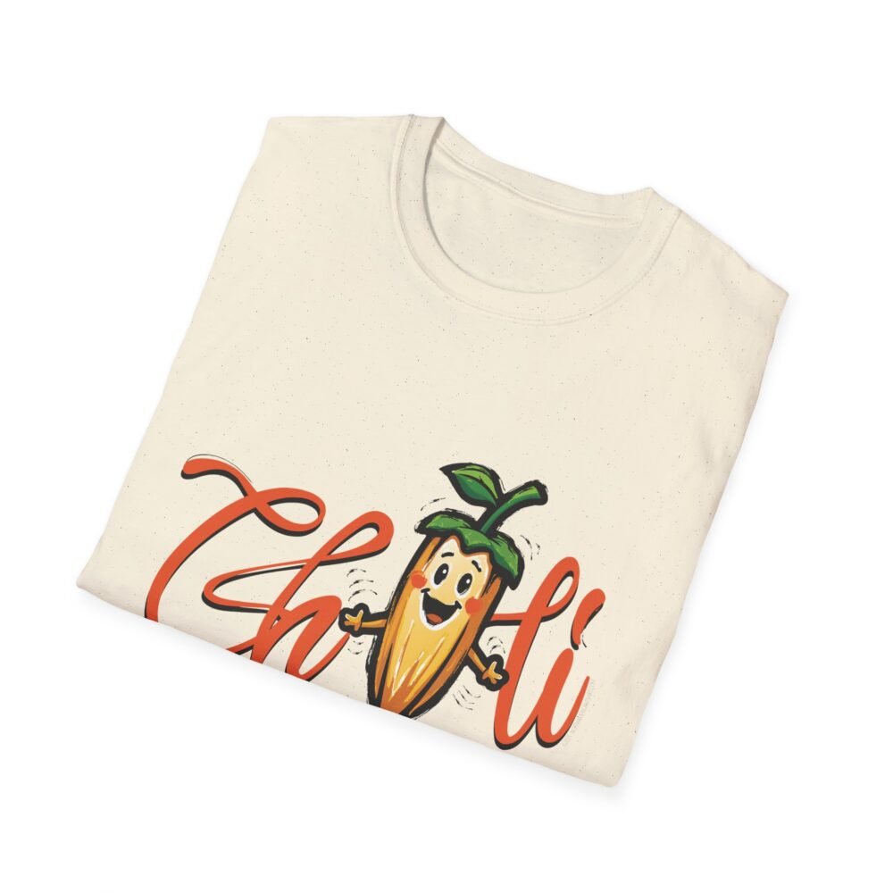 Embrace the Heat Unisex Softstyle White T-Shirt - Fun Chili Pepper Design