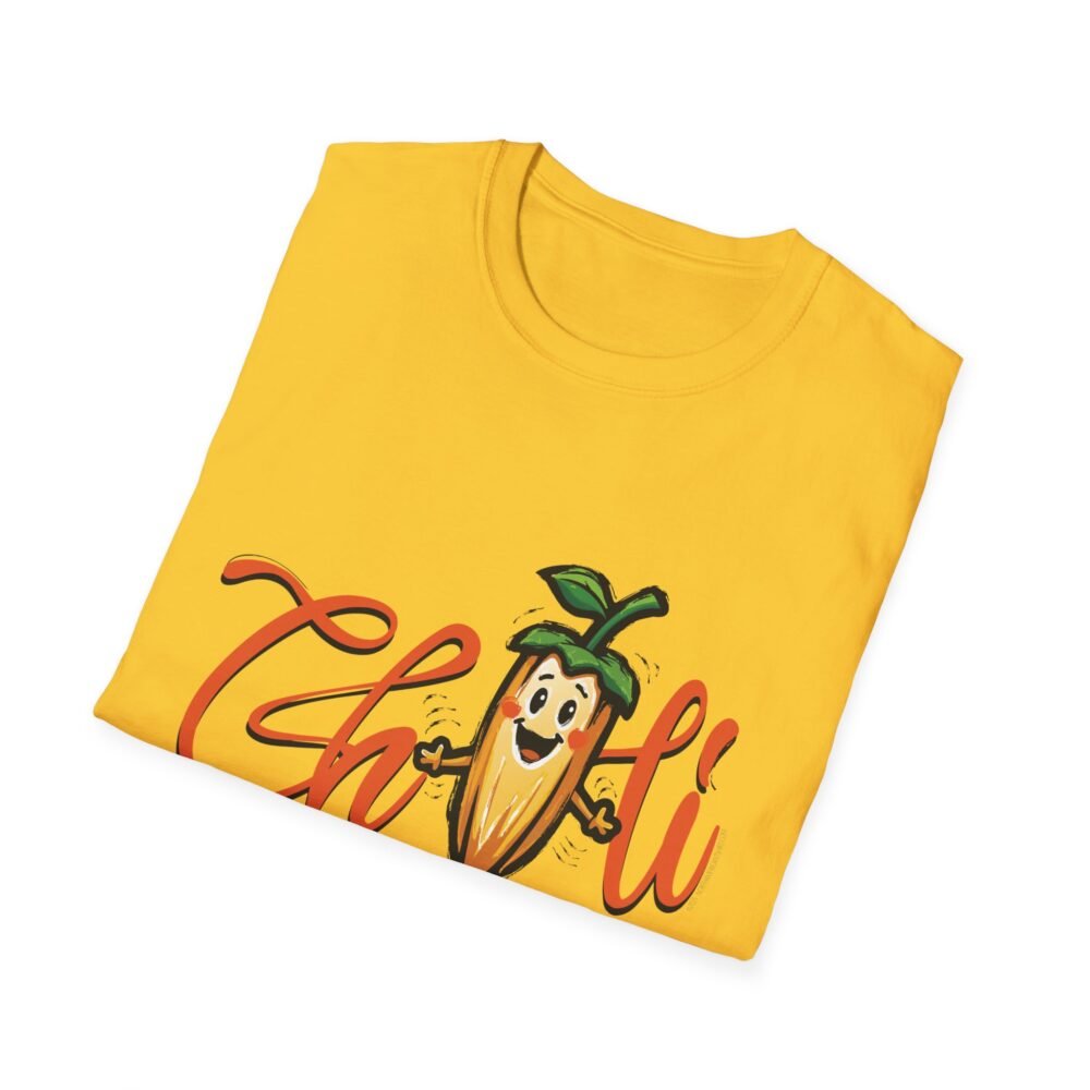 Embrace the Heat Unisex Softstyle White T-Shirt - Fun Chili Pepper Design
